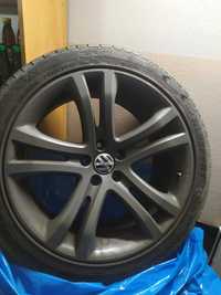 Komplet kół rozm.245/45 R19-alu felgi vw-tiguan r-line.Tanio+gratis