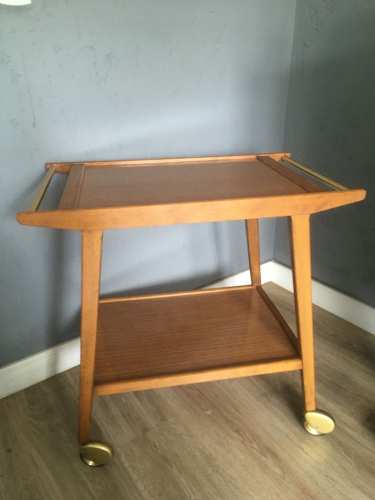 Barek stolik pomocniczy vintage design mid century lata 60