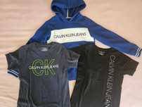 Bluza dresowa z kapturem, T-shirt CALIN KLEIN, 10 lat, 152 cm
