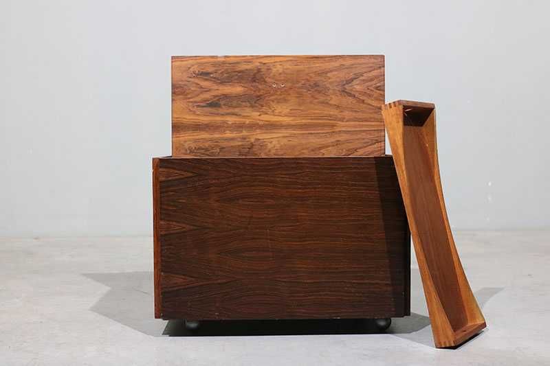 Móvel bar Verner Panton em pau santo | Mid Century Modern