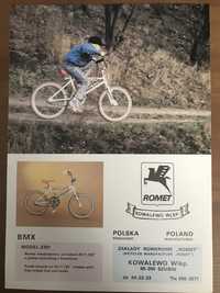 BMX model 3701 Romet ulotka reklamowa prospekt