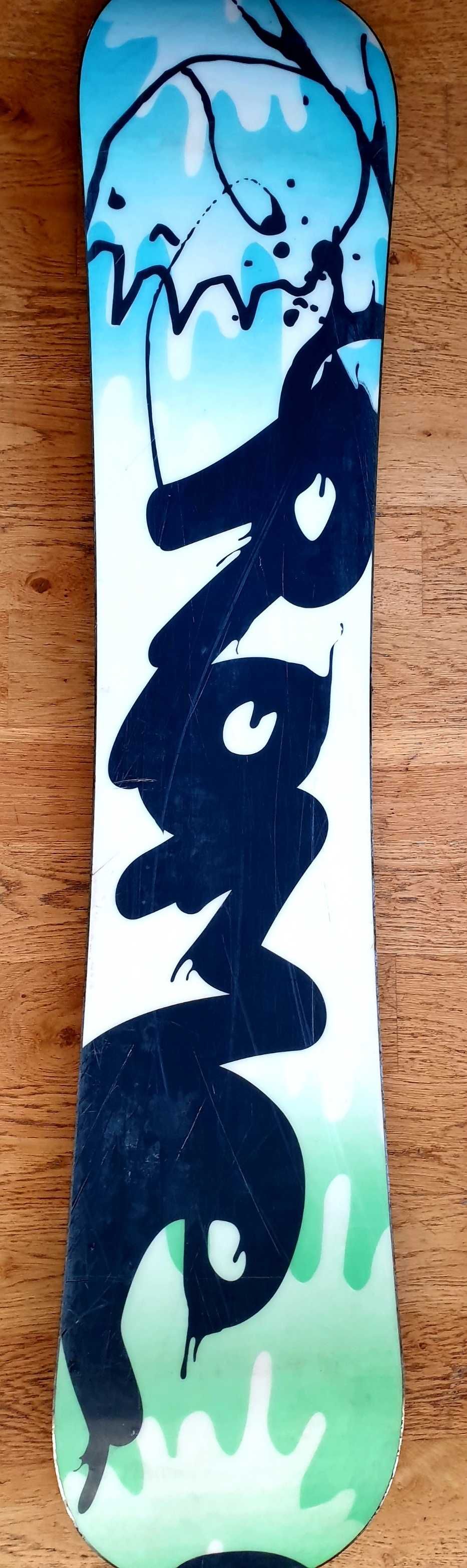 Deska Snowboardowa Rome Label 142 + wiązania SP