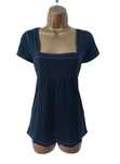 Abercrombie & Fitch granatowy top vintage L/XL