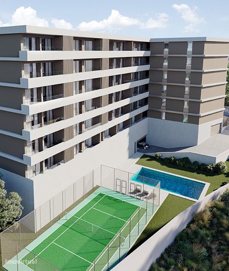 Magnifico T2 Condominio fechado com piscina e padel pronto a habitar