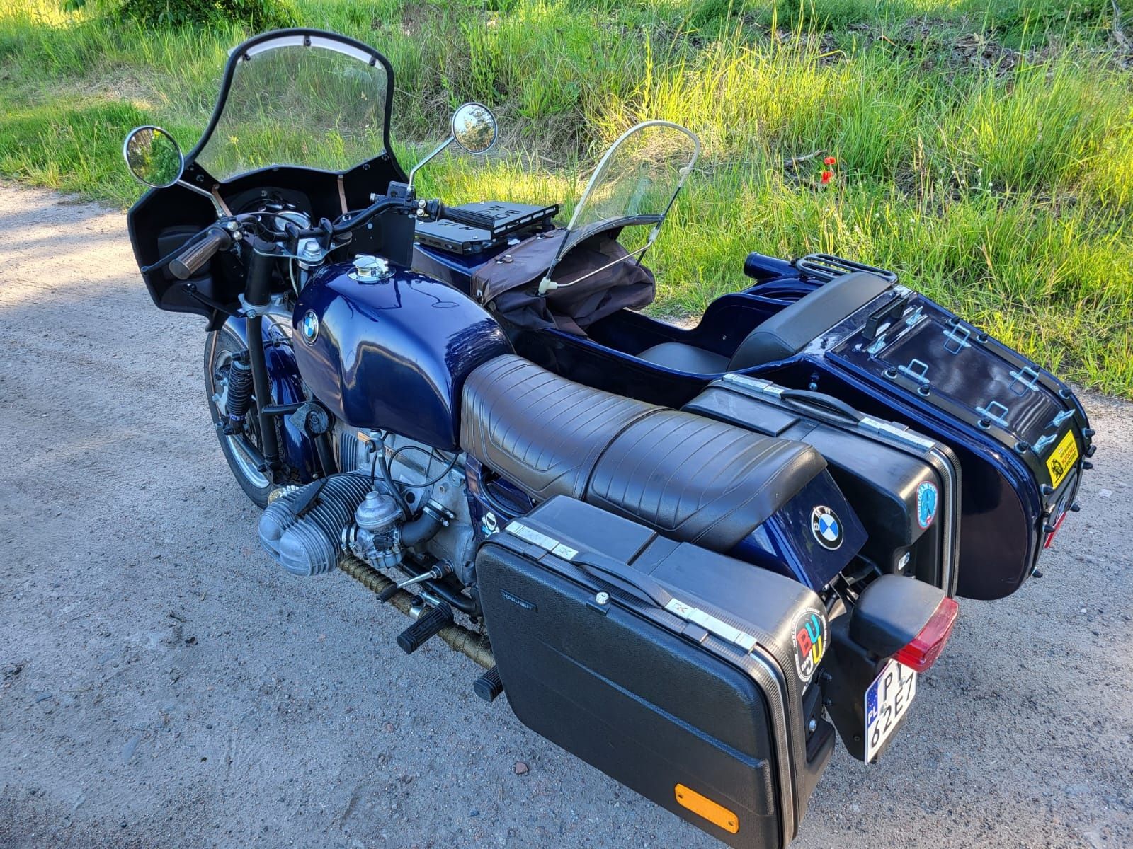 BMW R100 R60 80 75 z wózkiem przyczepką koszem bocznym nie Ural Dniepr