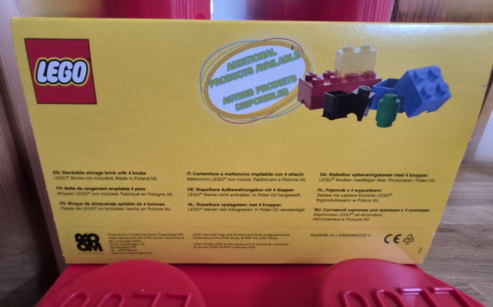 Lego Box Pojemnik, skrzynka, Klocek, pudełko do przechowywania