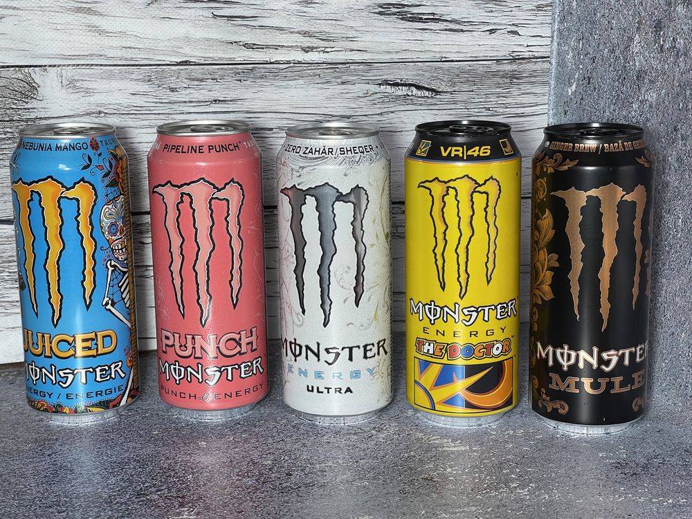 Енергетичний напій Енергетик Monster 500 мл 10 видів