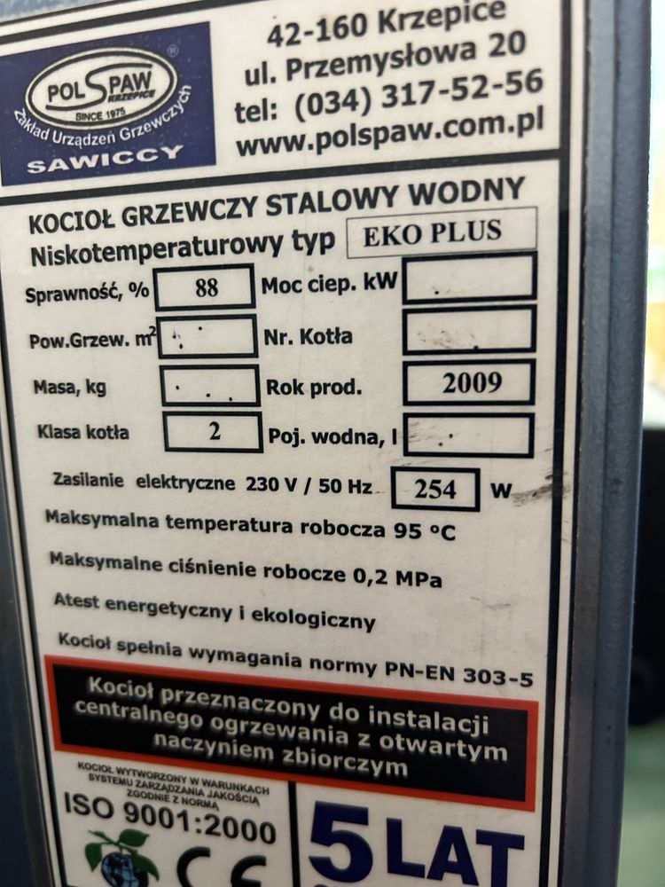 Części do pieca