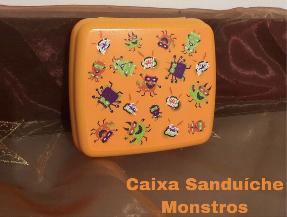 Caixa Sanduiche Monstros Tupperware