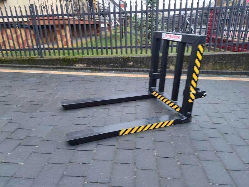 Widły do palet PALECIAK na tył TUZ na podnośnik 1200kg na tył ciągnika