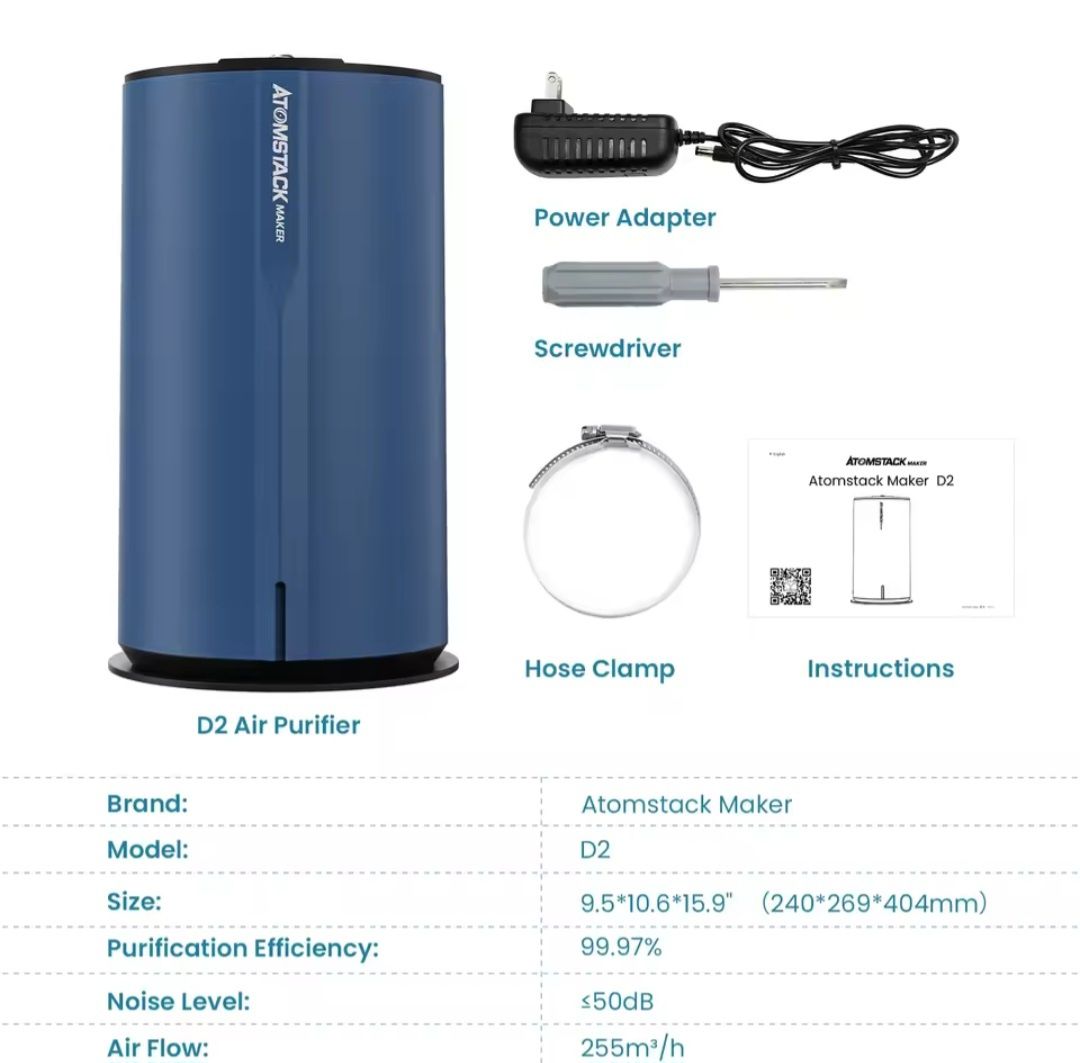 Filtr powietrza Atomstack Maker D2