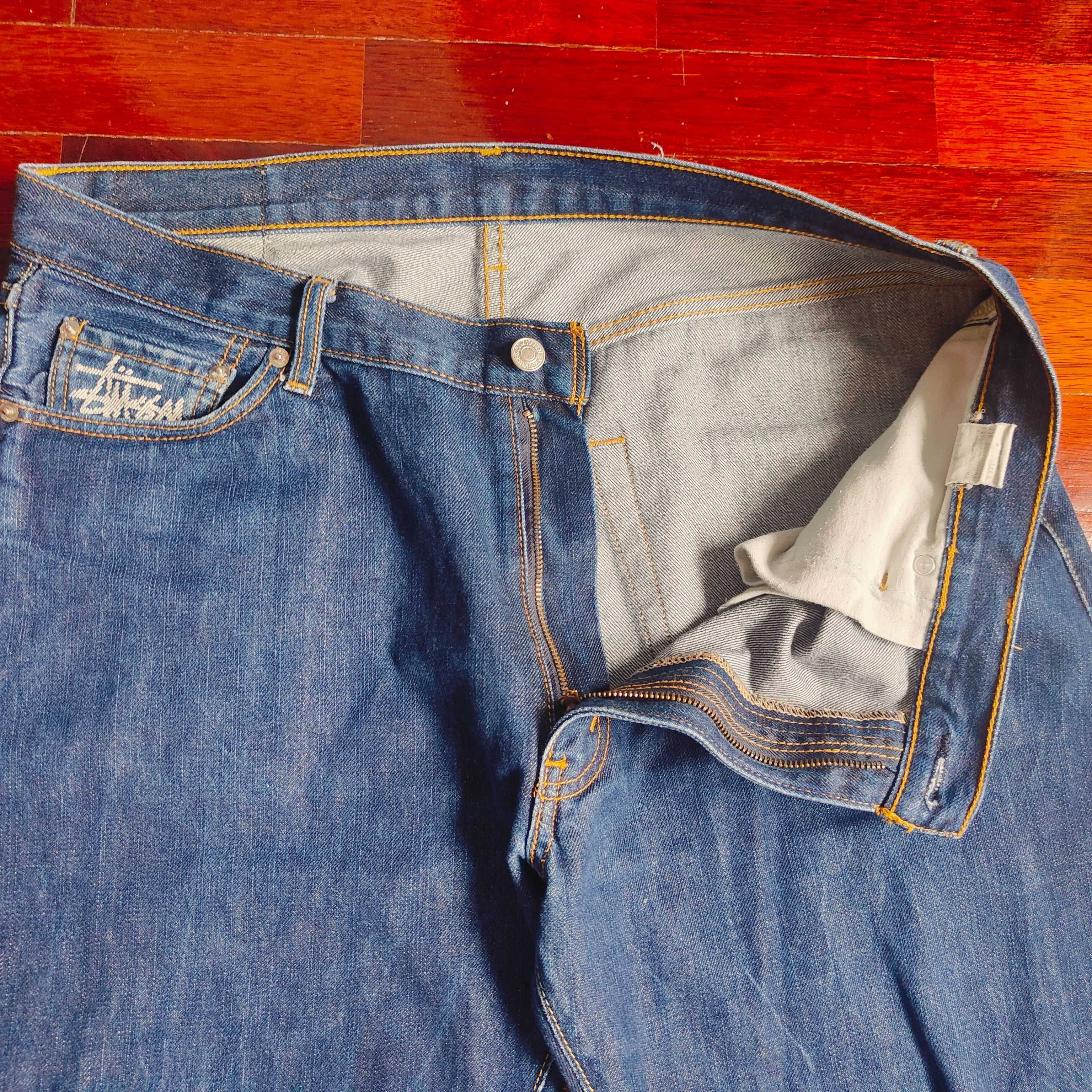 Levis X Stussy Denim jeans calças ganga 36 x 34