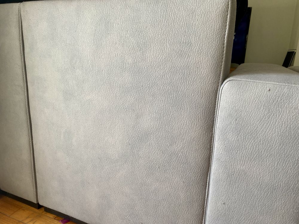 Sofá chaise longue + poltrona