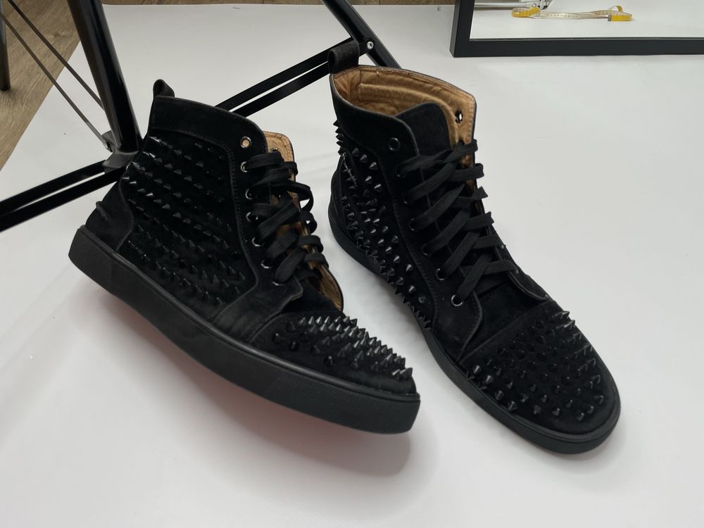 Кеди christian louboutin з шипами лабутен rick owens maison mm6 balenc