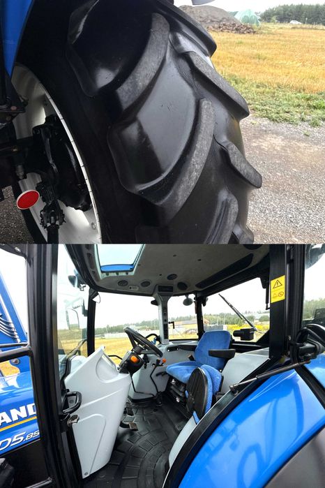 NEW HOLLAND TD5.85 z ładowaczem czołowym STAN BARDZO DOBRY farmall