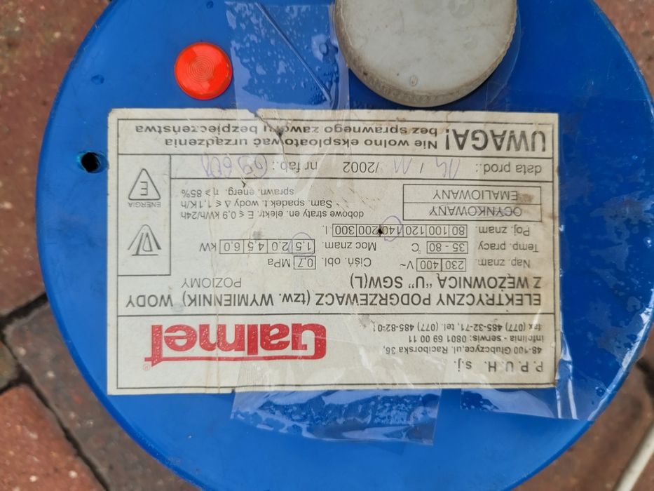 Galmet grzałka do zbiornika bojlera