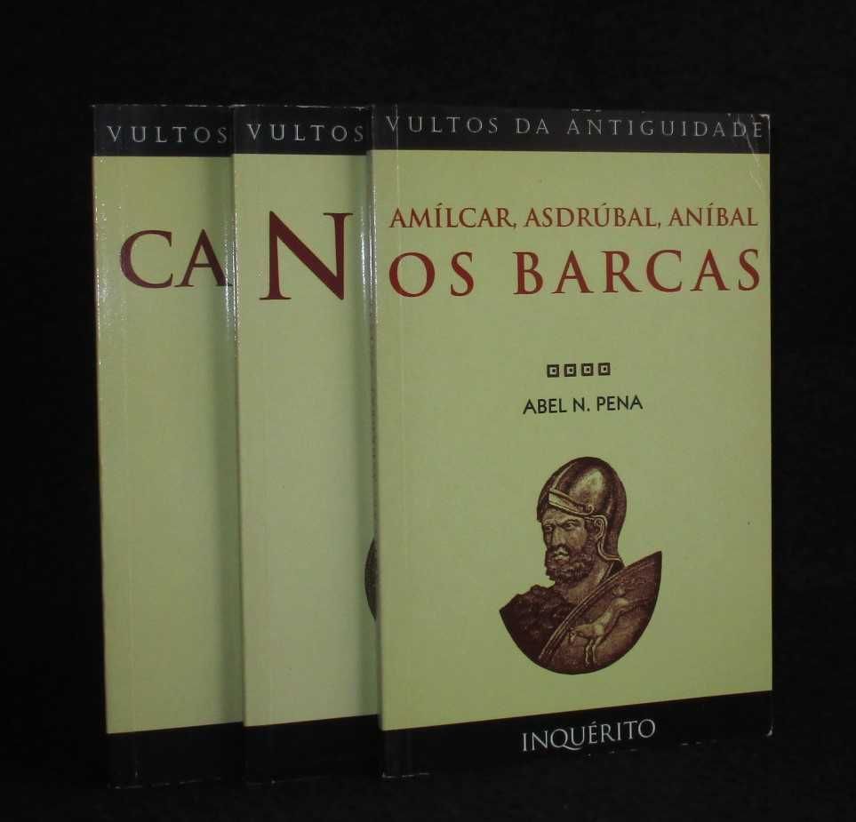 Livros Colecção Vultos da Antiguidade Nero Calígula Barcas