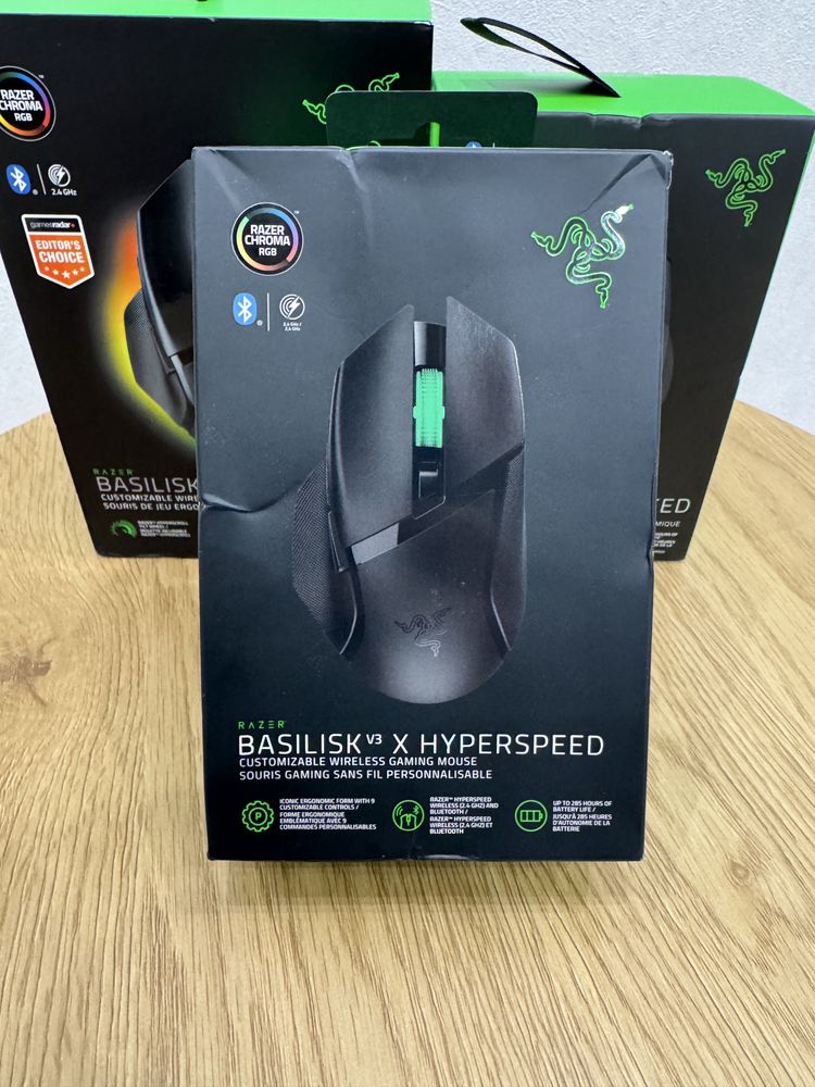 Razer Basilisk V3 X Hyperspeed Black RZ01-04870100-R3G1 мишка