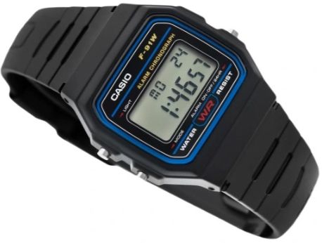 męski zegarek casio f-91w