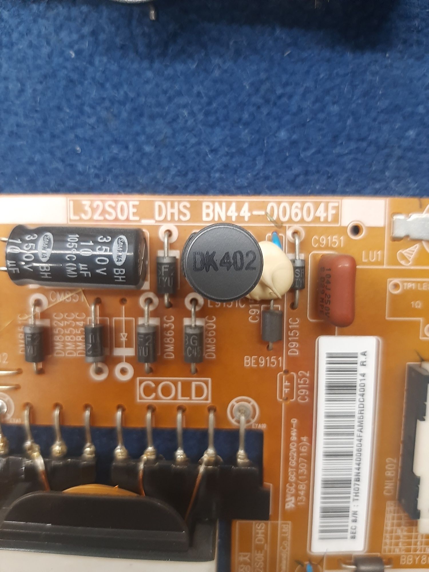 Samsung ue32f4000aw para peças