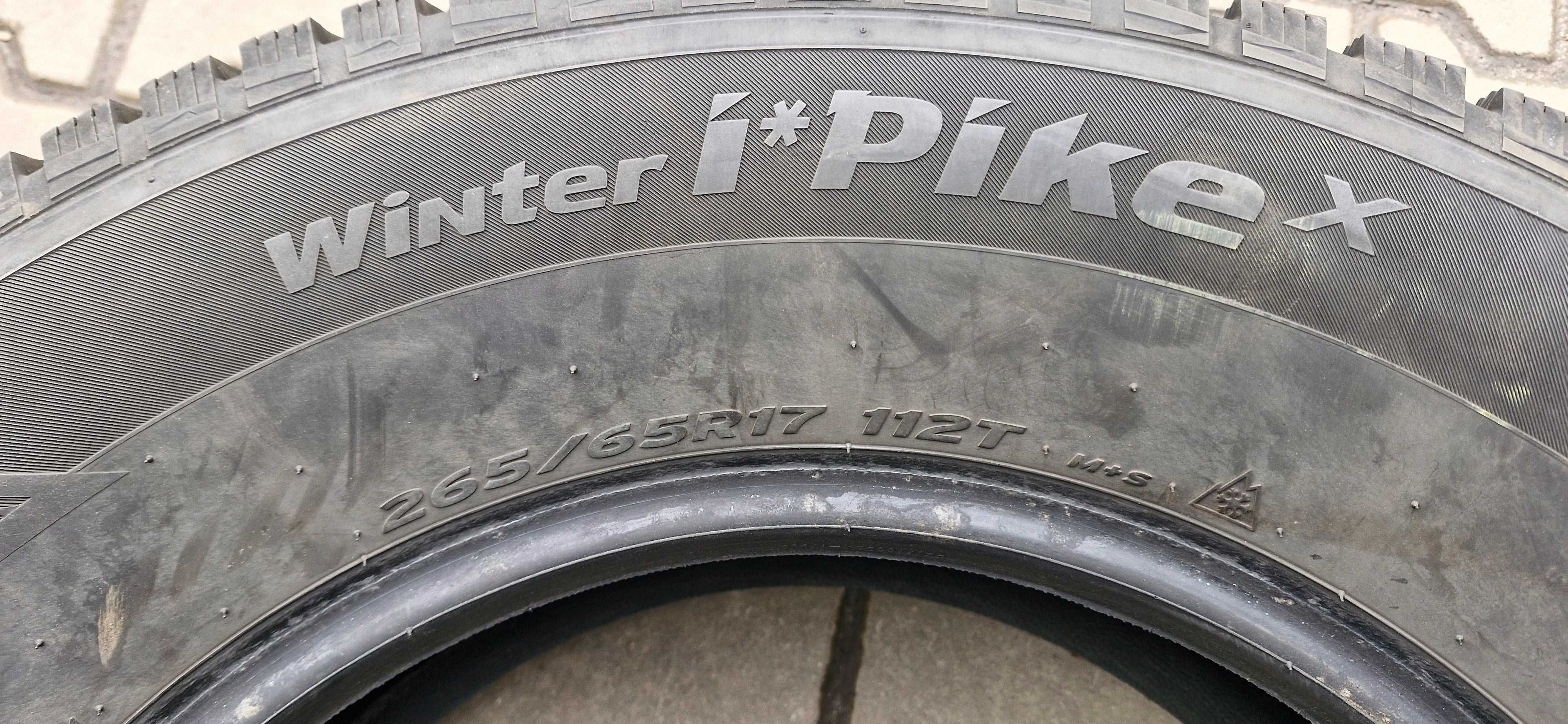 Hankook Winter i*pike X W429A 265 65 R17 112T (як нові, ідеальні