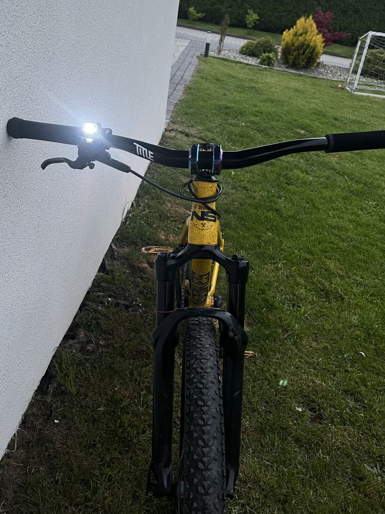 Ns bikes decade v2 yellow splash (rower dirt)