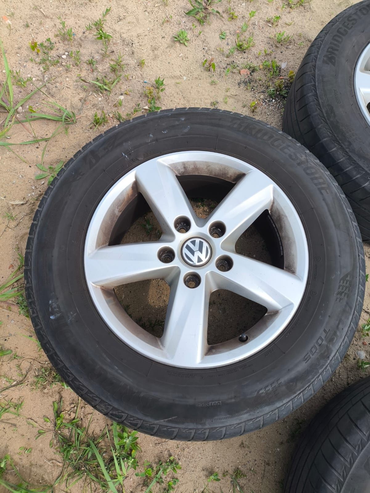 4x Koła 17" 5x130 + Bridgestone Turanza 255/60/17 2021r VW Touareg Q7