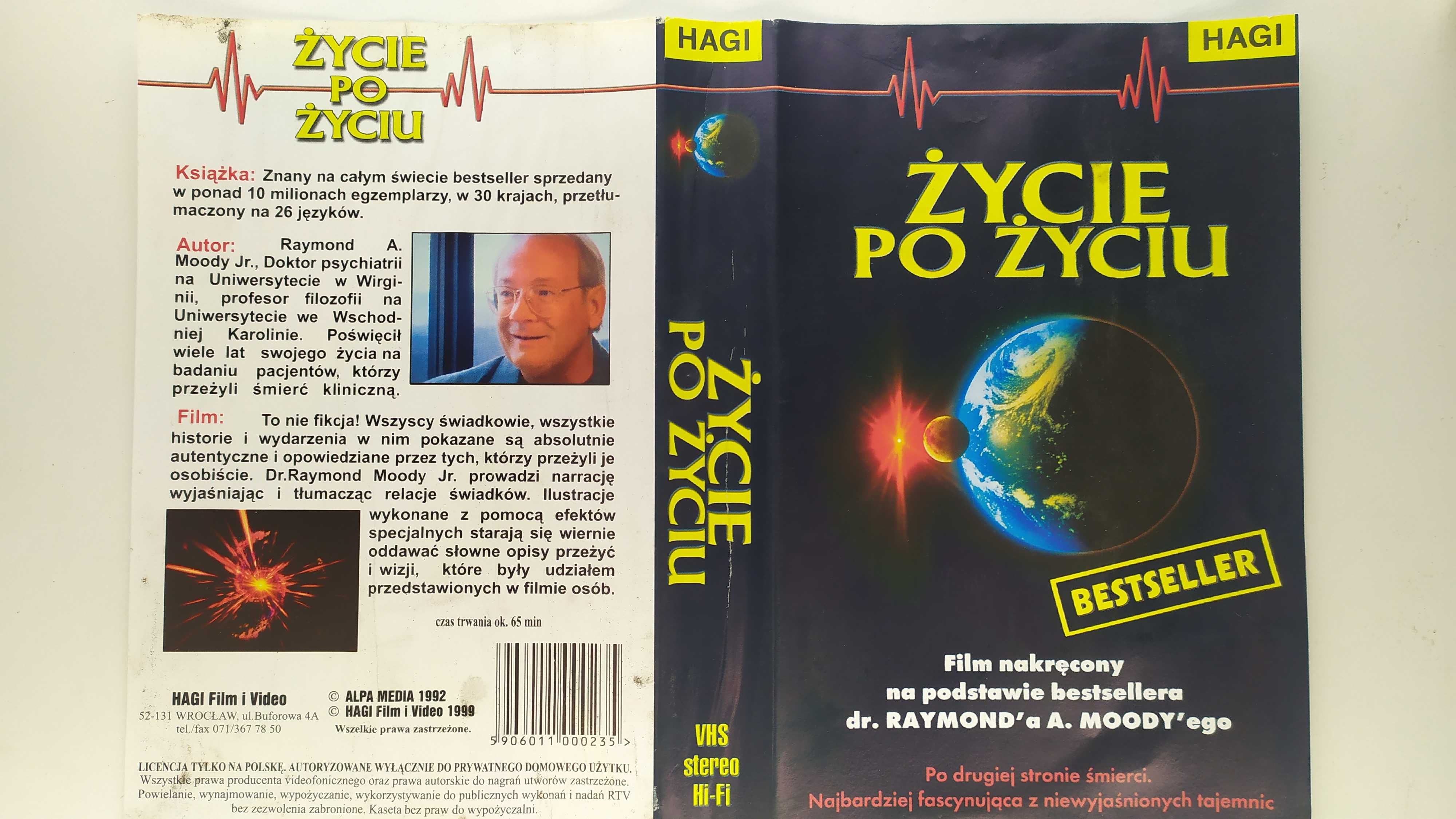 Życie po Życiu film VHS bestseller Raymond Moody