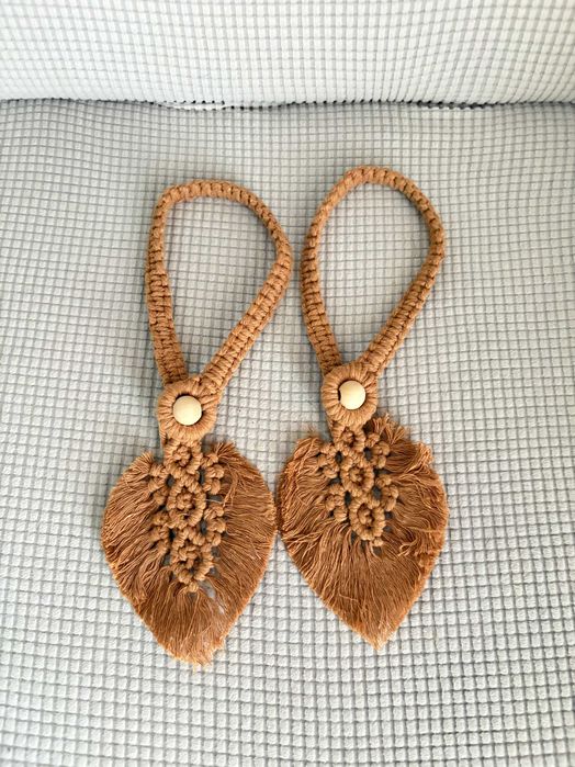 Upięcie zasłon uchwyty spinki klamry w stylu boho 2 sztuki