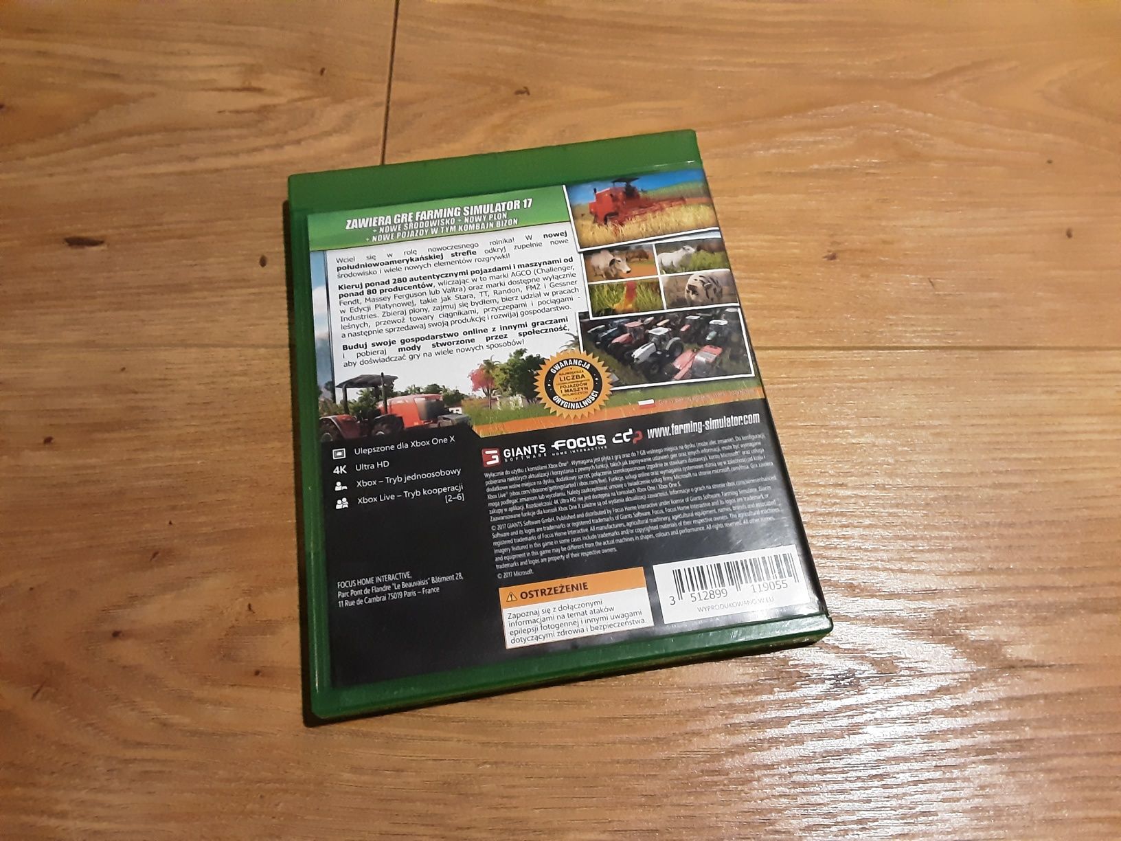 fs 17 z DLC platinium na Xbox one