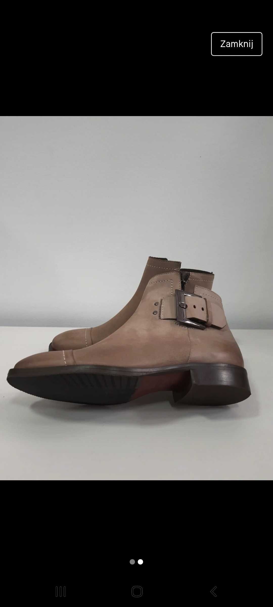 Botki firmy Marco Shoes.