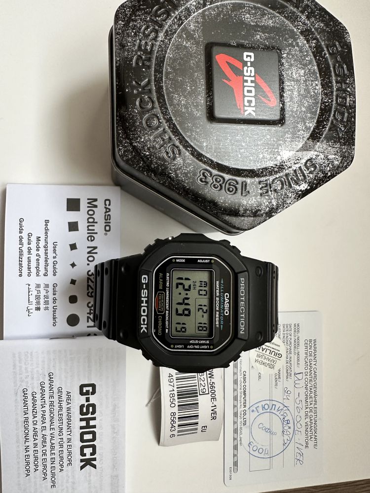 Годинник Casio G-shock 5600, Оригінальний годинник, гарантія!