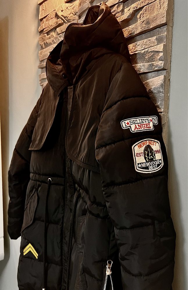 Kurtka parka czarna