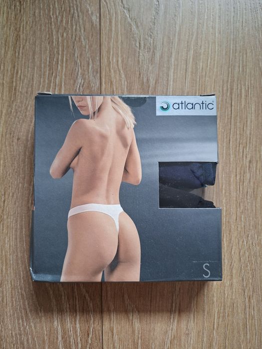 Stringi damskie Atlantic, rozmiar S, 2PACK