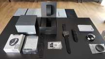 Xiaomi Mi Watch S1 Black + bransoleta Spigen + szkło 3mk NÓWKA!