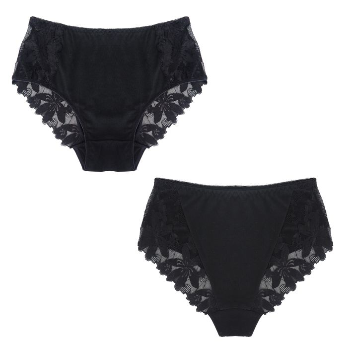 Majtki damskie duże rozmiary 1 szt. czerwony XXL