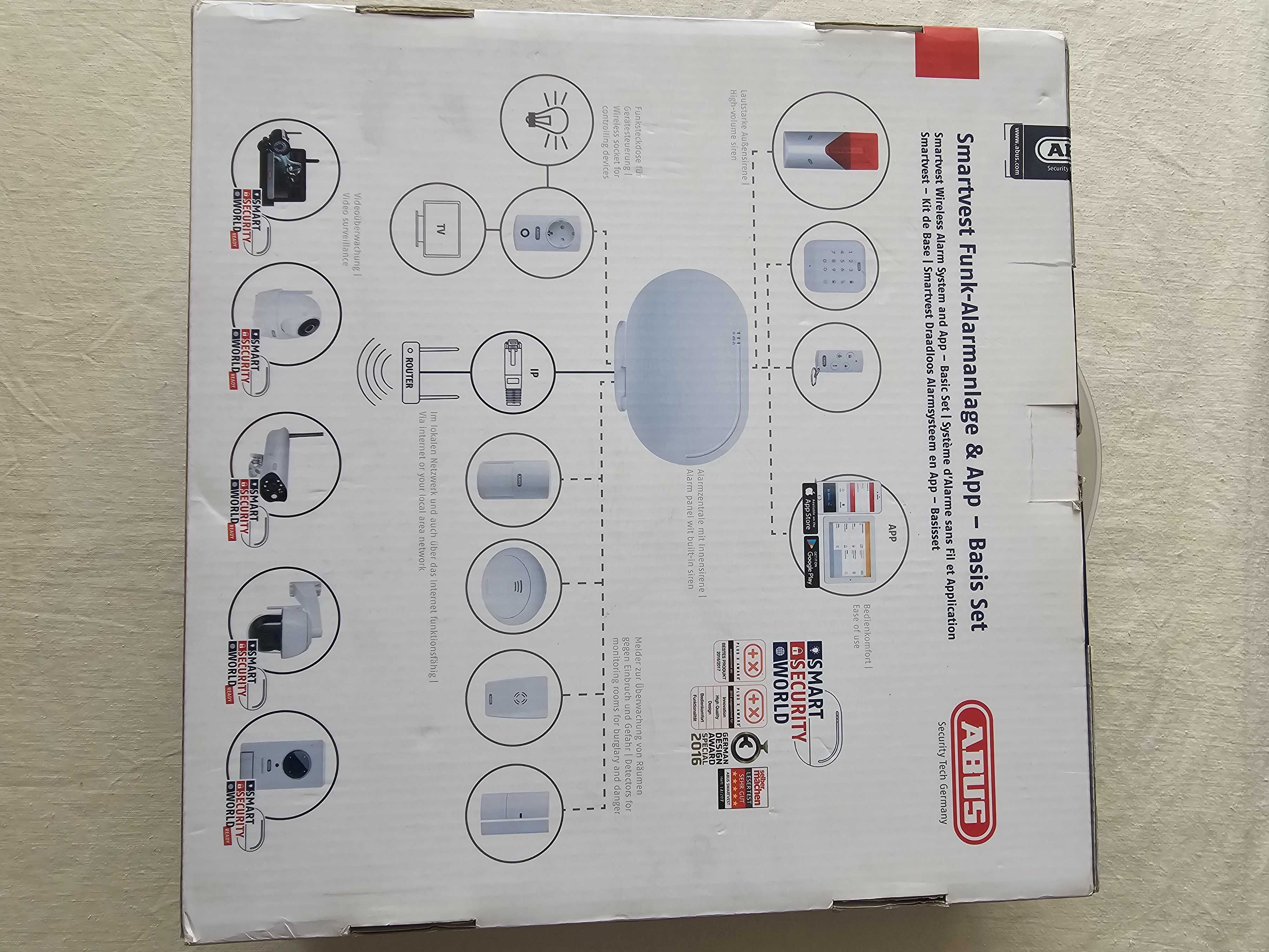 NOWY System alarmowy Abus Smartvest & App FUAA35001A bezprzewodowy