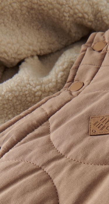 Куртка демі бежева дитяча курточка бомбер