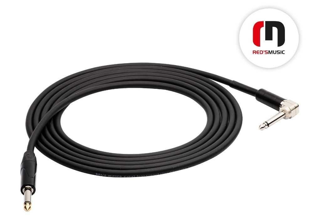 Red's Music Kabel Instrum. Gitarowy Jack Jack Kąt Mono 3,0m FV GC 1230