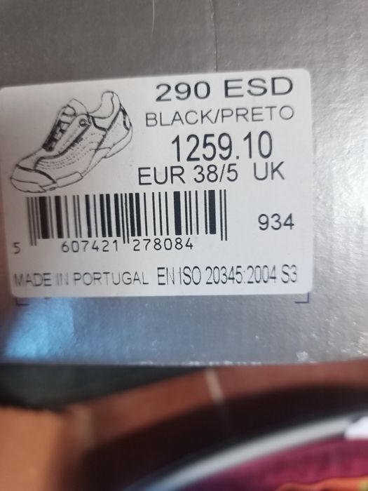 Sapatos de segurança