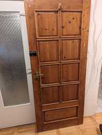 Drzwi vintage stare drewniane do renowacji