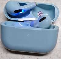 Bluetooth навушники у дизайні AirPods3, PRO Macaroon блакитний сенсорн