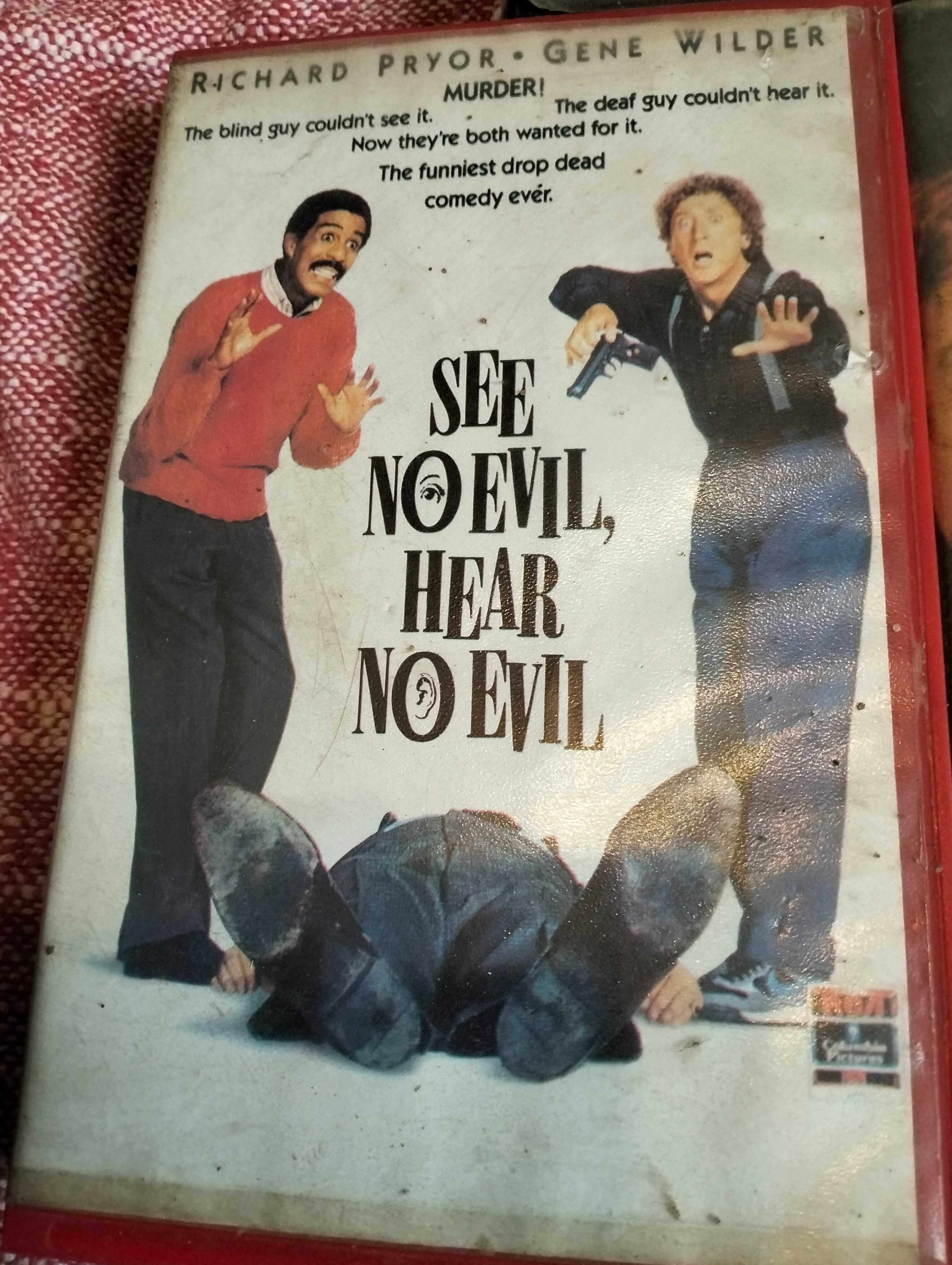 Kasety VHS orginalne, komedie i thrillery