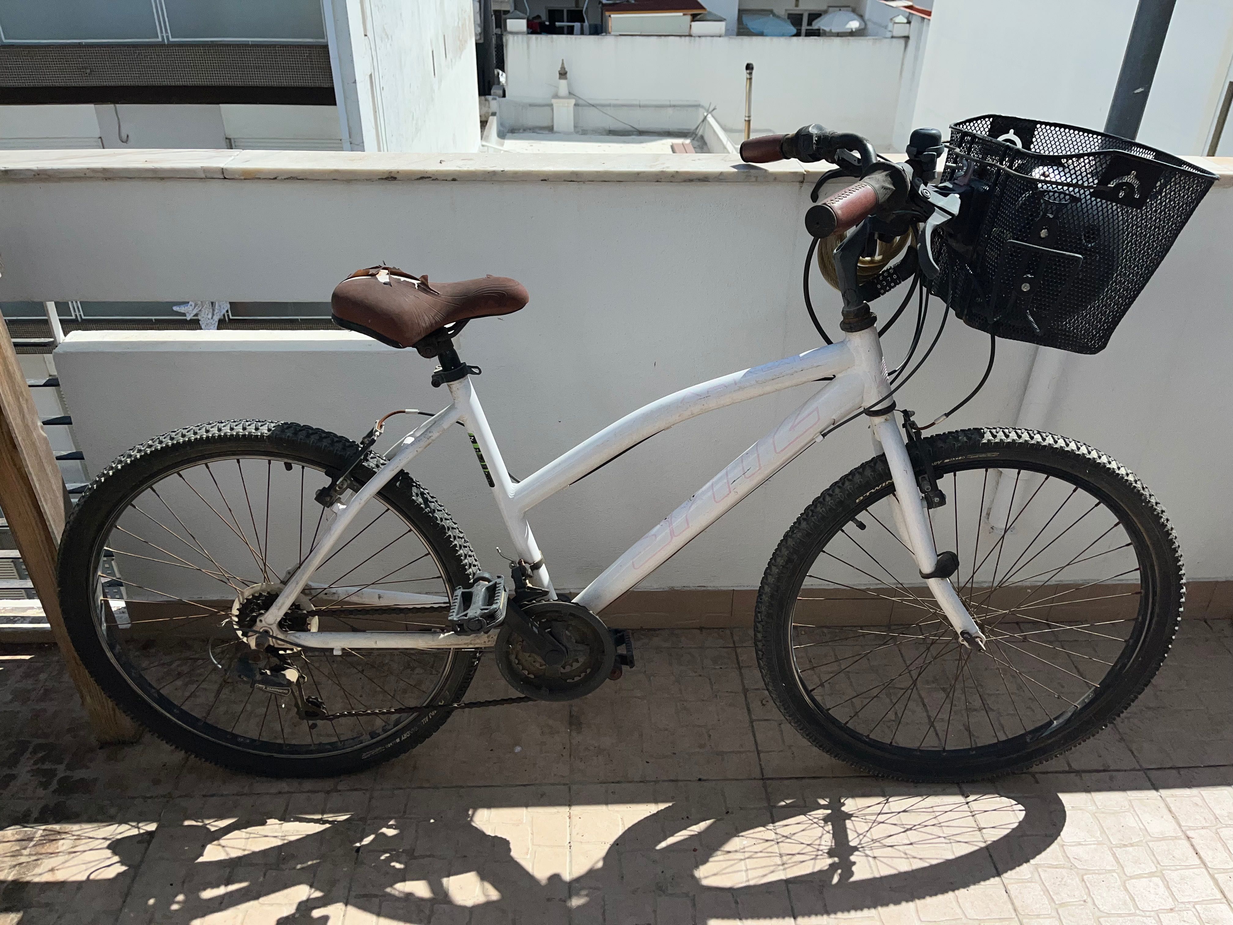 Bicicleta Spitz com cesto e capacete