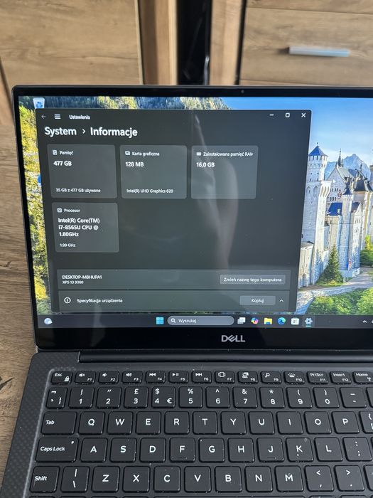 promka:)Ultrabook Dell i7-8565U 16GB RAM 512GB SSD m.2 XPS 13 9380