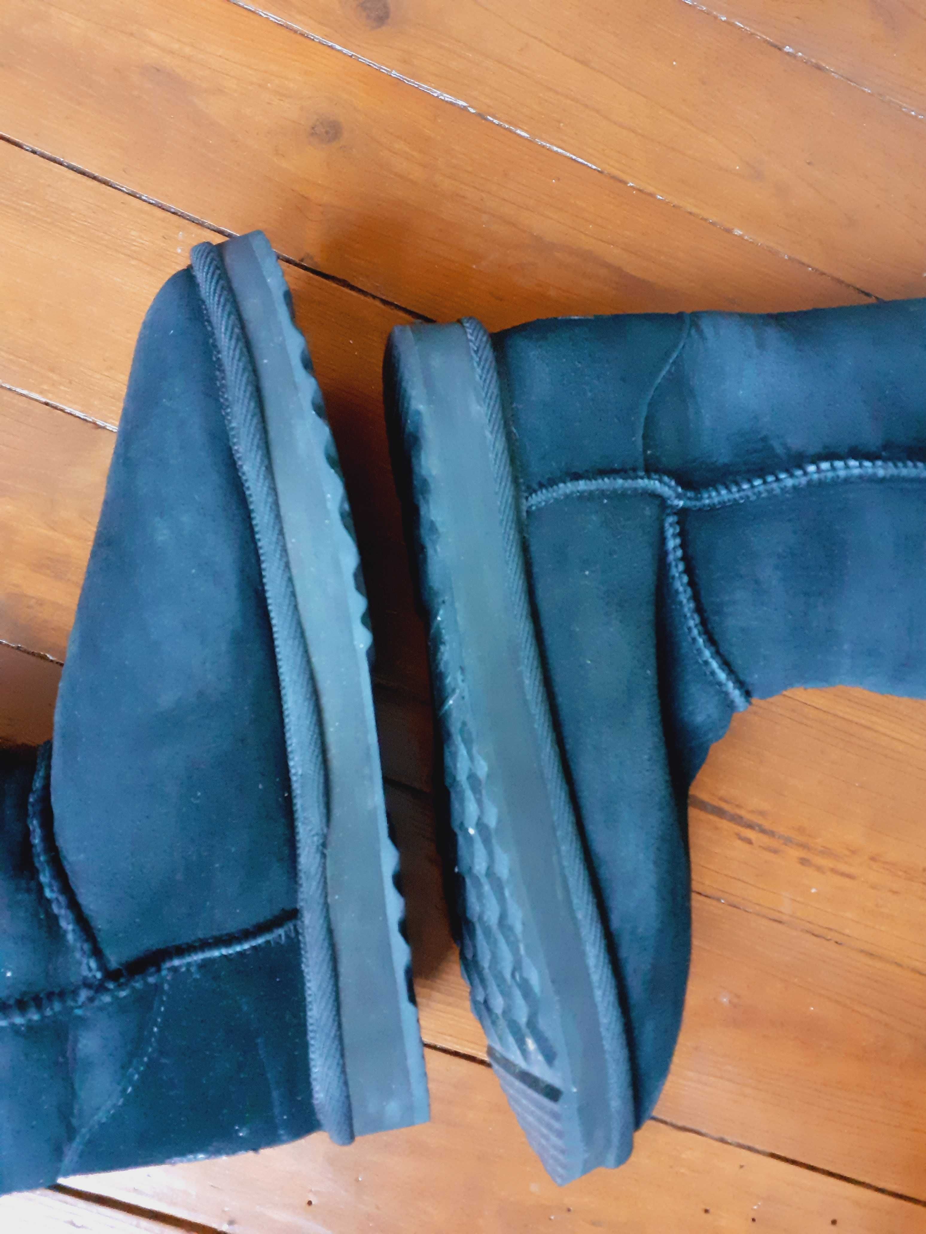 Botas de Inverno de autentica pele