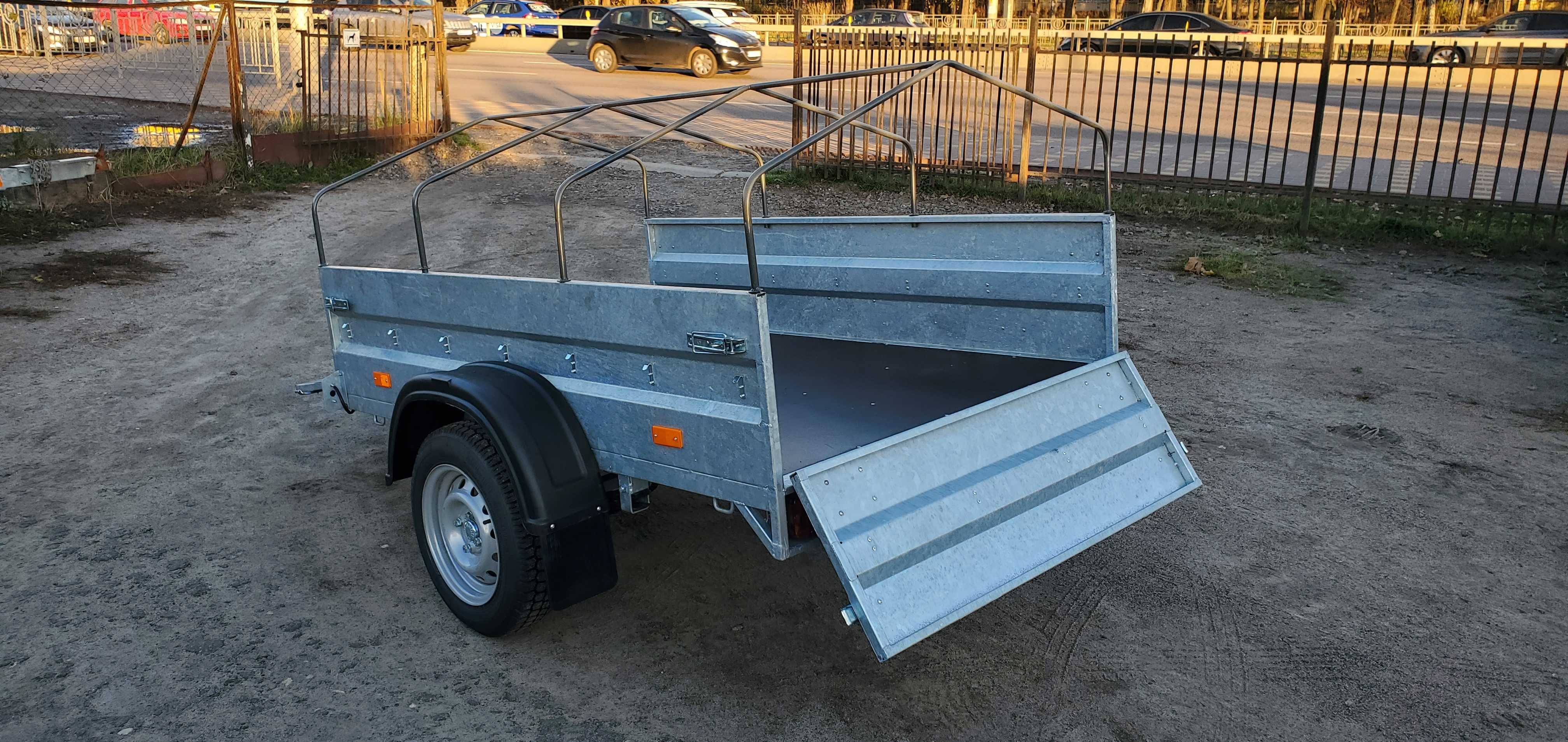 Причіп "ПРАІМ" Z02012 (1250х1950х400) Цинк