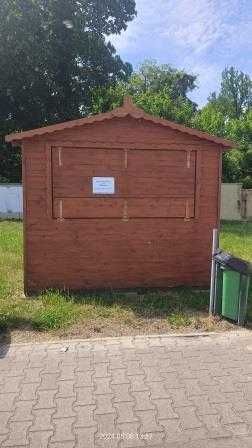 Drewniany domek na działkę i nie tylko