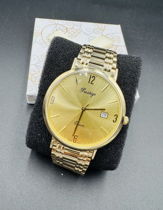 Nowy zloty zegarek proba 585 waga 63,54g