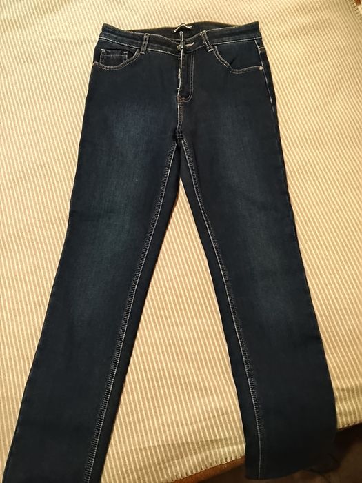 Женские джинсы на флисе